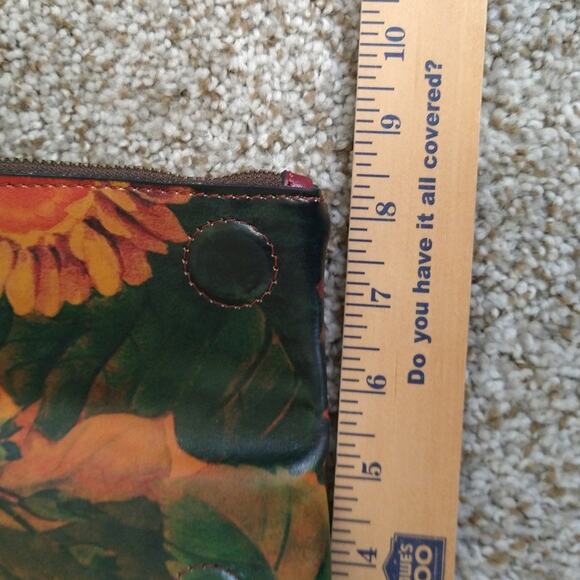 Patricia Nash Valerie Floral Leather Wristlet Clutch - Picture 9 of 15